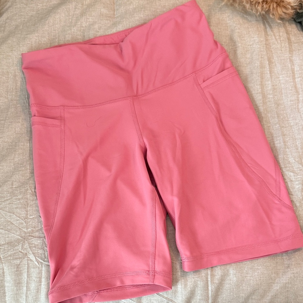 Pink Women's biker Shorts